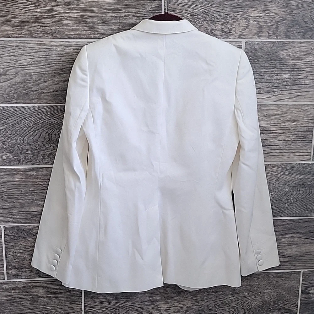 DOLCE & GABBANA Blazer Suit Jacket Size 40 (Small) White/Cream - Picture 5 of 9